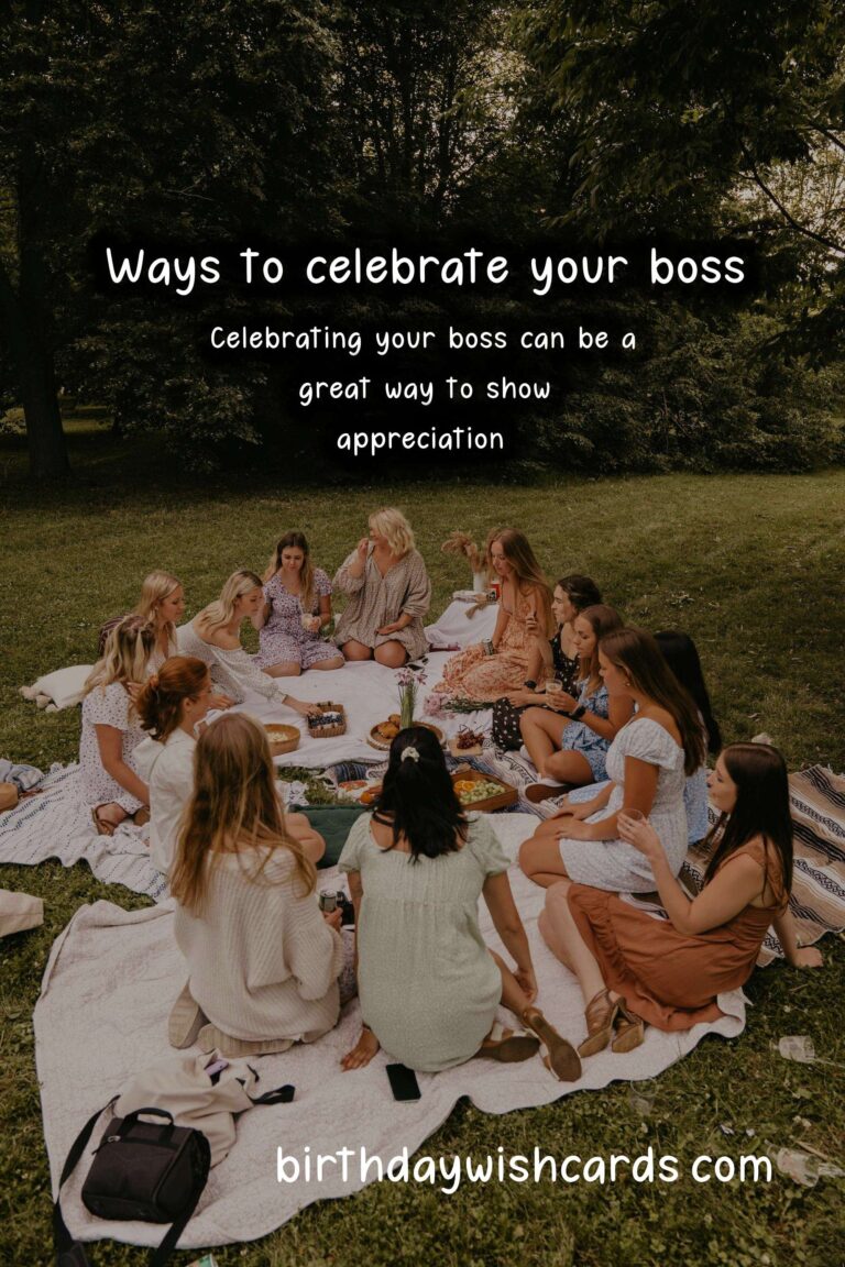 Fun Ways to Celebrate Bosses