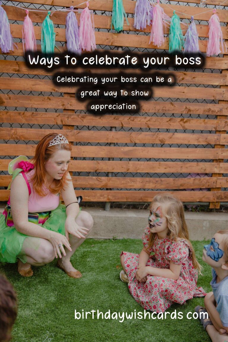 Fun Ways to Celebrate Bosses