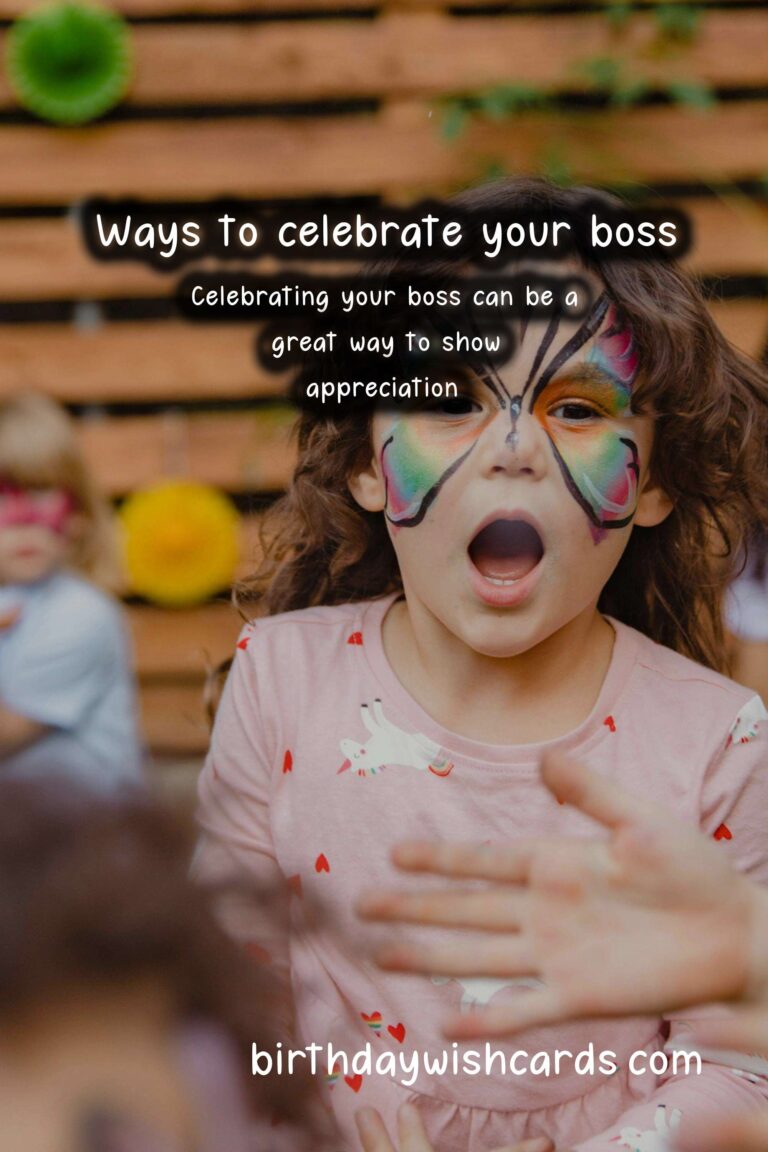 Fun Ways to Celebrate Bosses