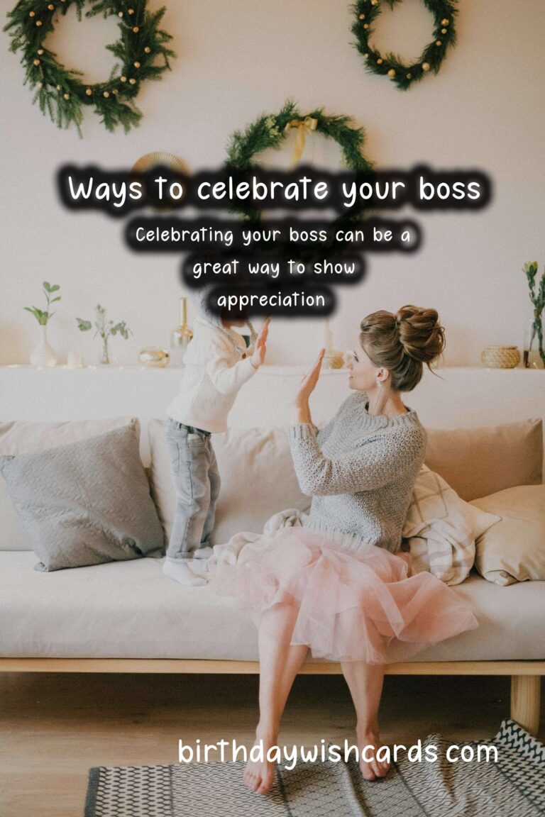 Fun Ways to Celebrate Bosses