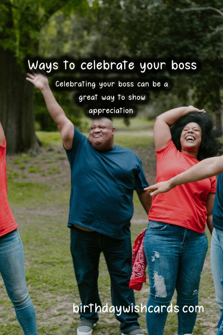 Fun Ways to Celebrate Bosses