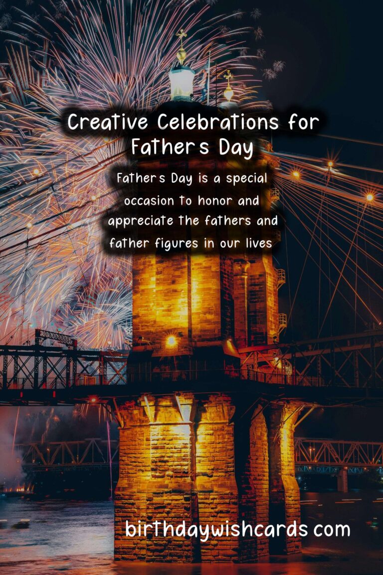 Fun Ways to Celebrate Father's Day