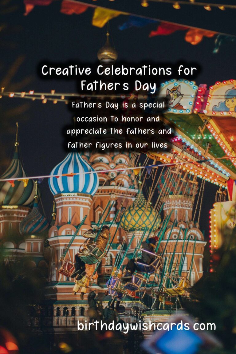 Fun Ways to Celebrate Father's Day
