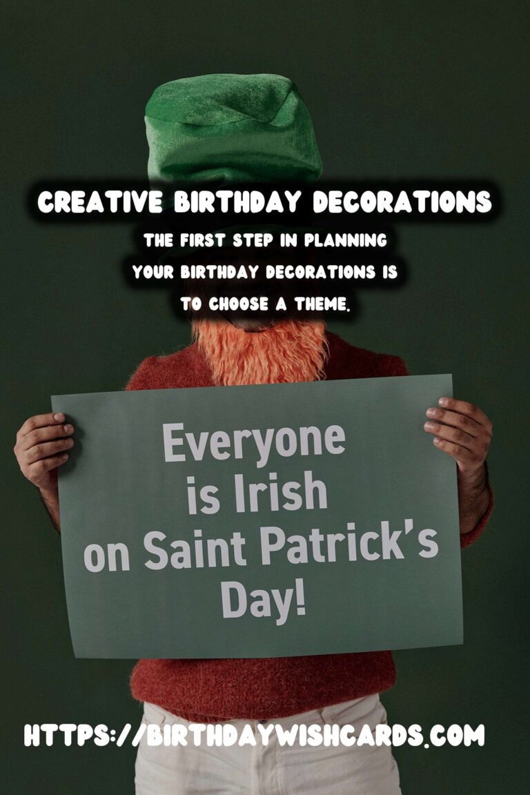 Fun Ways to Plan Birthday Decorations