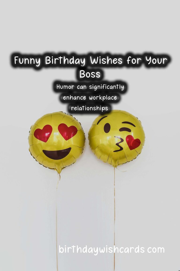 Funny Birthday Wishes for Bosses
