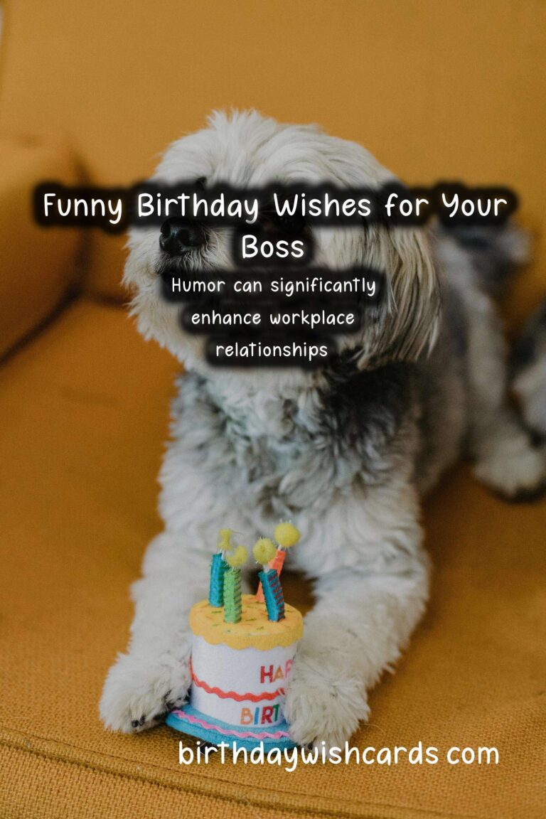 Funny Birthday Wishes for Bosses