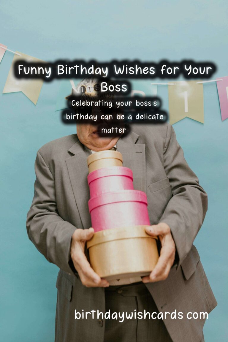Funny Birthday Wishes for Bosses