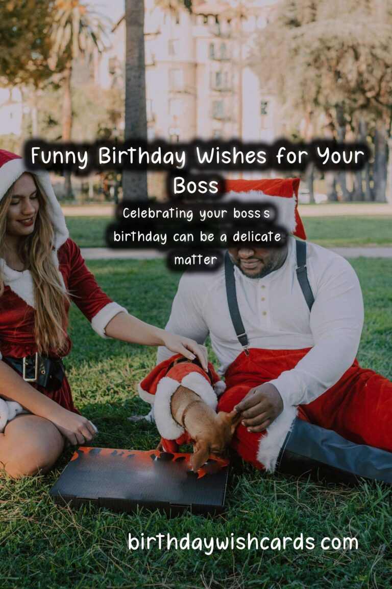 Funny Birthday Wishes for Bosses