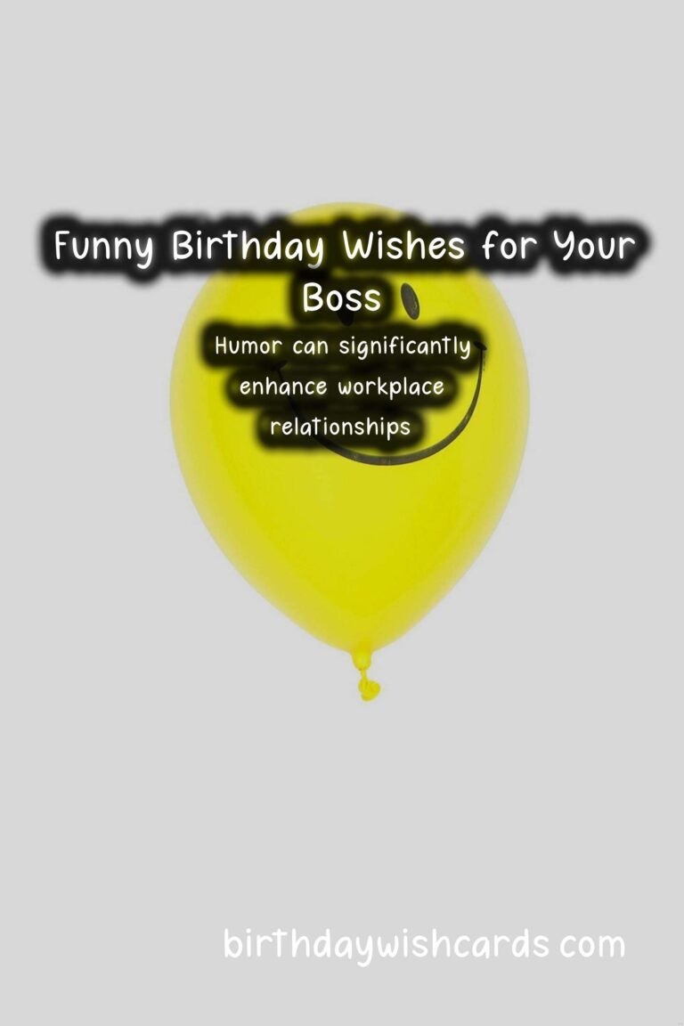 Funny Birthday Wishes for Bosses
