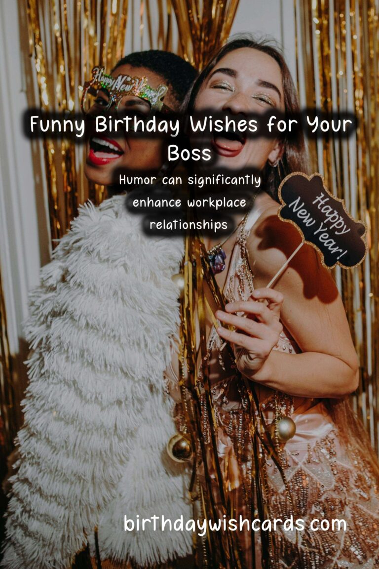 Funny Birthday Wishes for Bosses