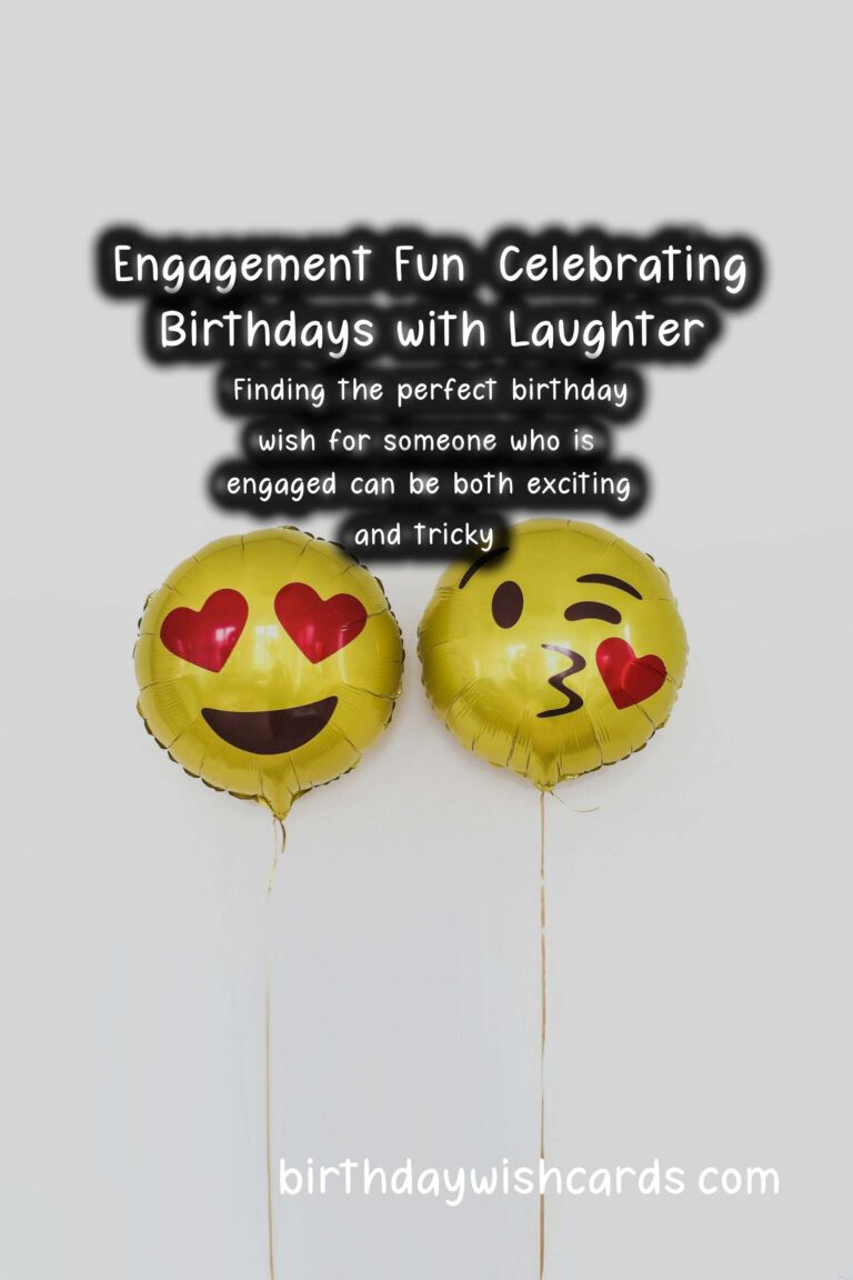 Funny Birthday Wishes for Engagement
