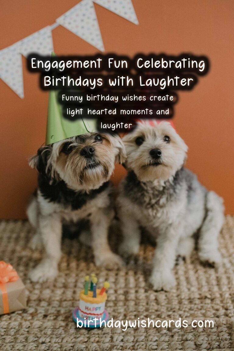Funny Birthday Wishes for Engagement