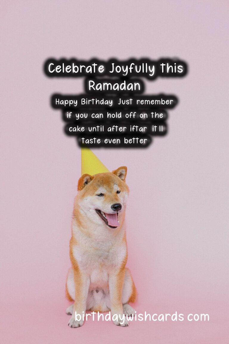 Funny Birthday Wishes for Ramadan: A Unique Celebration