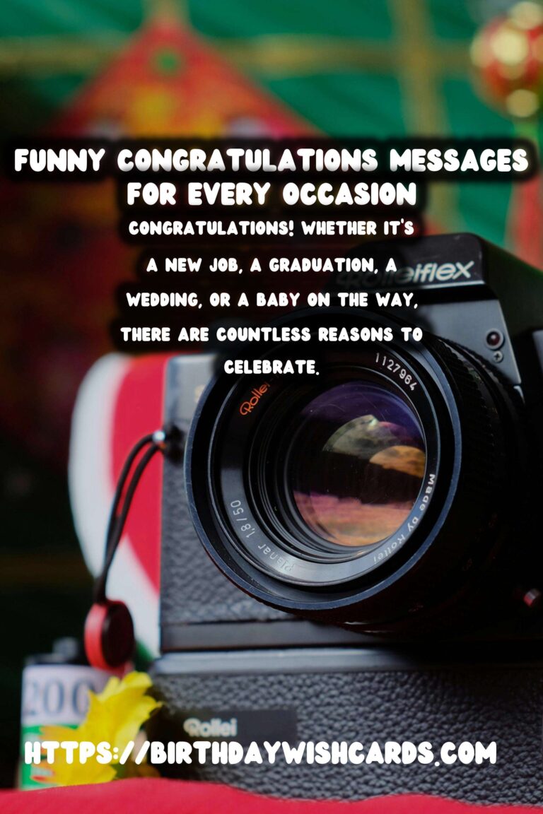 Funny Congratulations Messages That Shine