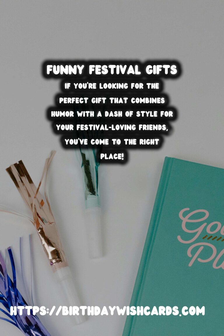 Funny Festival Gift Ideas That Are Instagram-Worthy