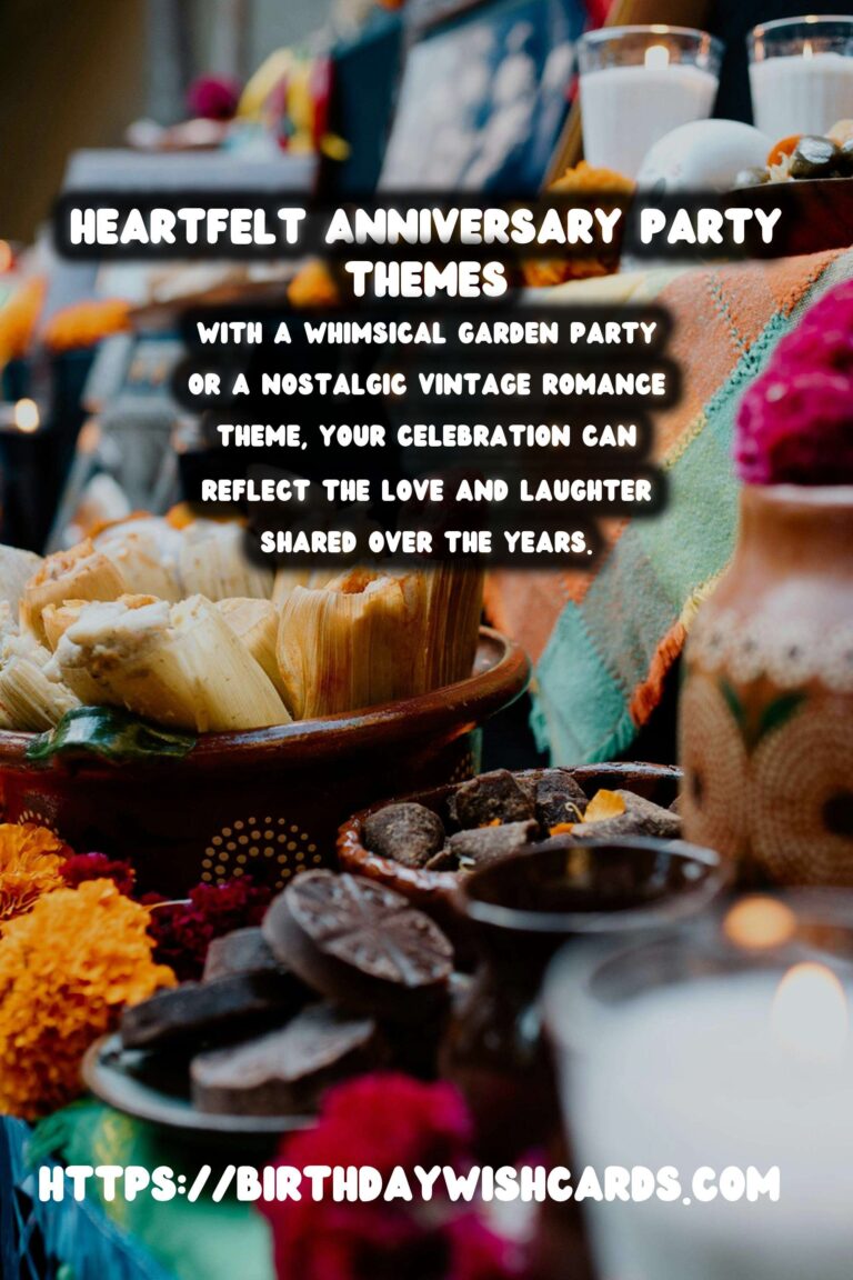 Heartfelt Anniversary Party Themes You’ll Love