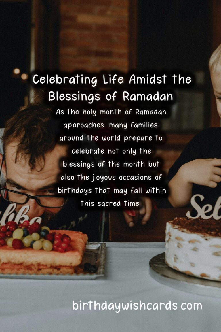 Heartfelt Happy Birthday Wishes for Ramadan