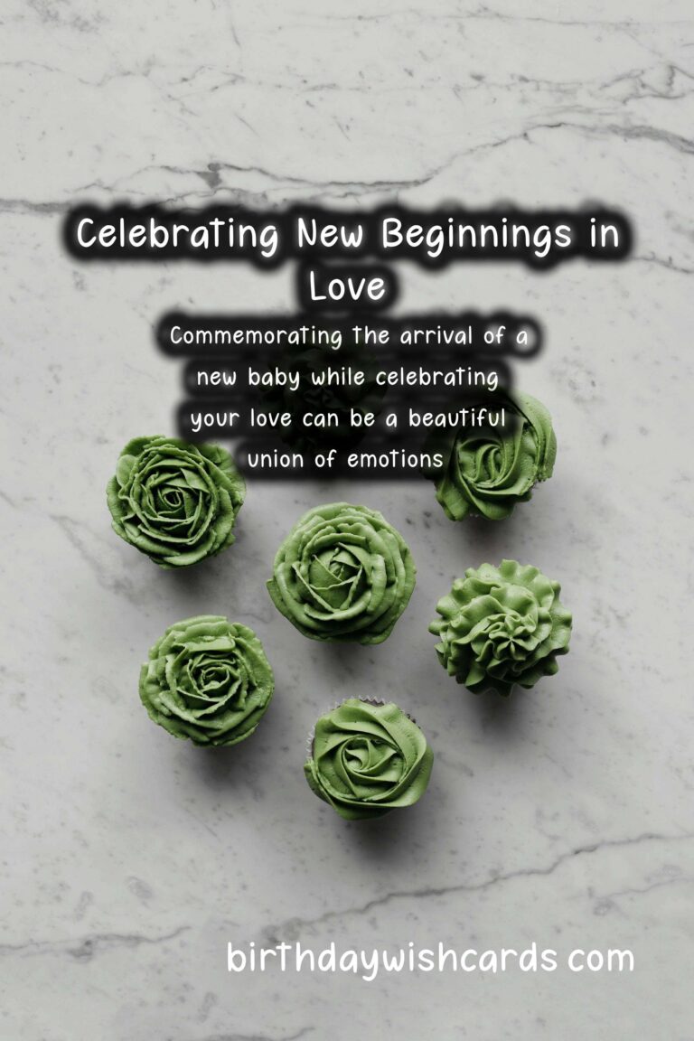 Heartfelt Romantic Anniversary Messages for Baby Showers