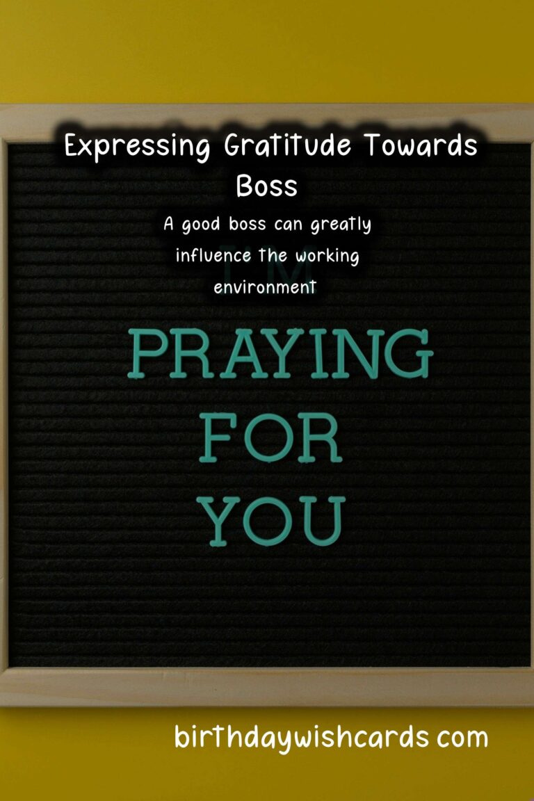 Heartfelt Wishes for Bosses: Celebrating Leadership with Gratitude