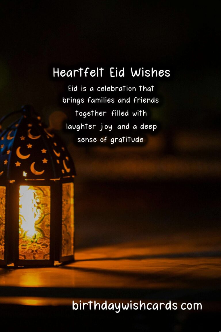 Heartfelt Wishes for Eid: Celebrate with Love and Joy
