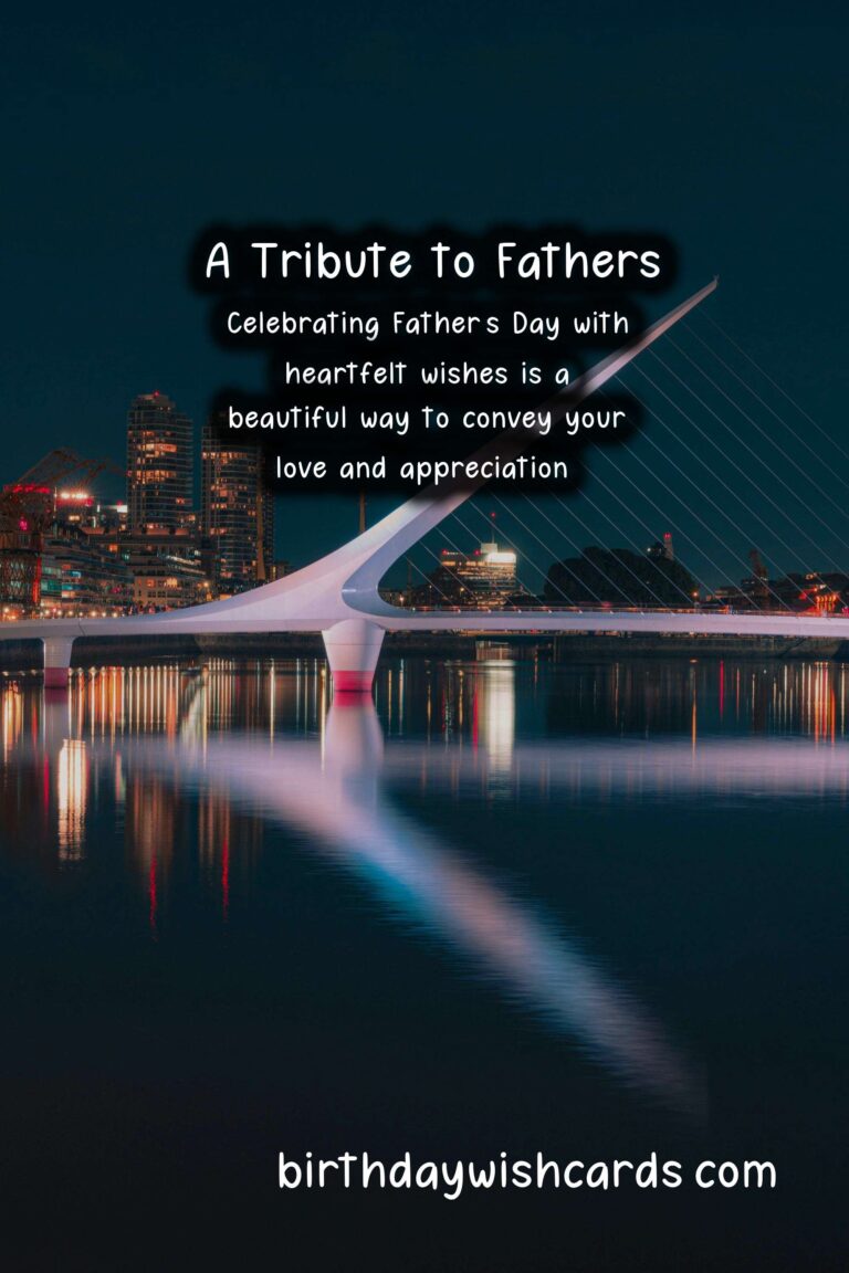 Heartfelt Wishes for Father’s Day: A Celebration of Love and Gratitude