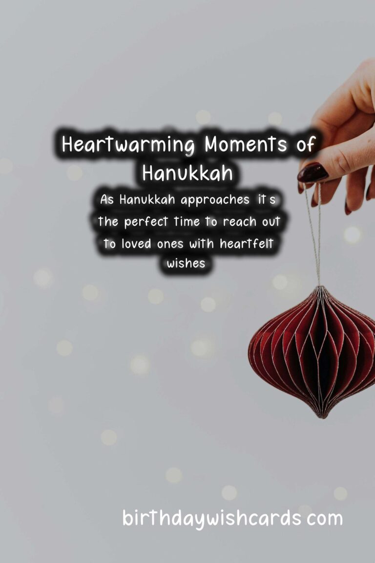 Heartfelt Wishes for Hanukkah: Celebrating the Festival of Lights