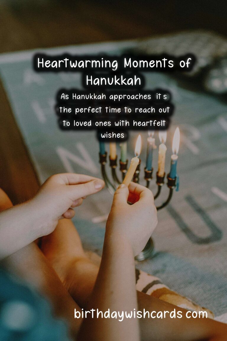 Heartfelt Wishes for Hanukkah: Celebrating the Festival of Lights