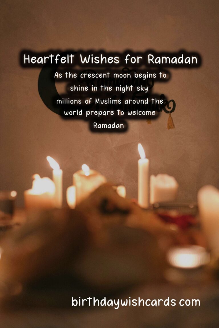 Heartfelt Wishes for Ramadan: Embracing the Spirit of the Holy Month