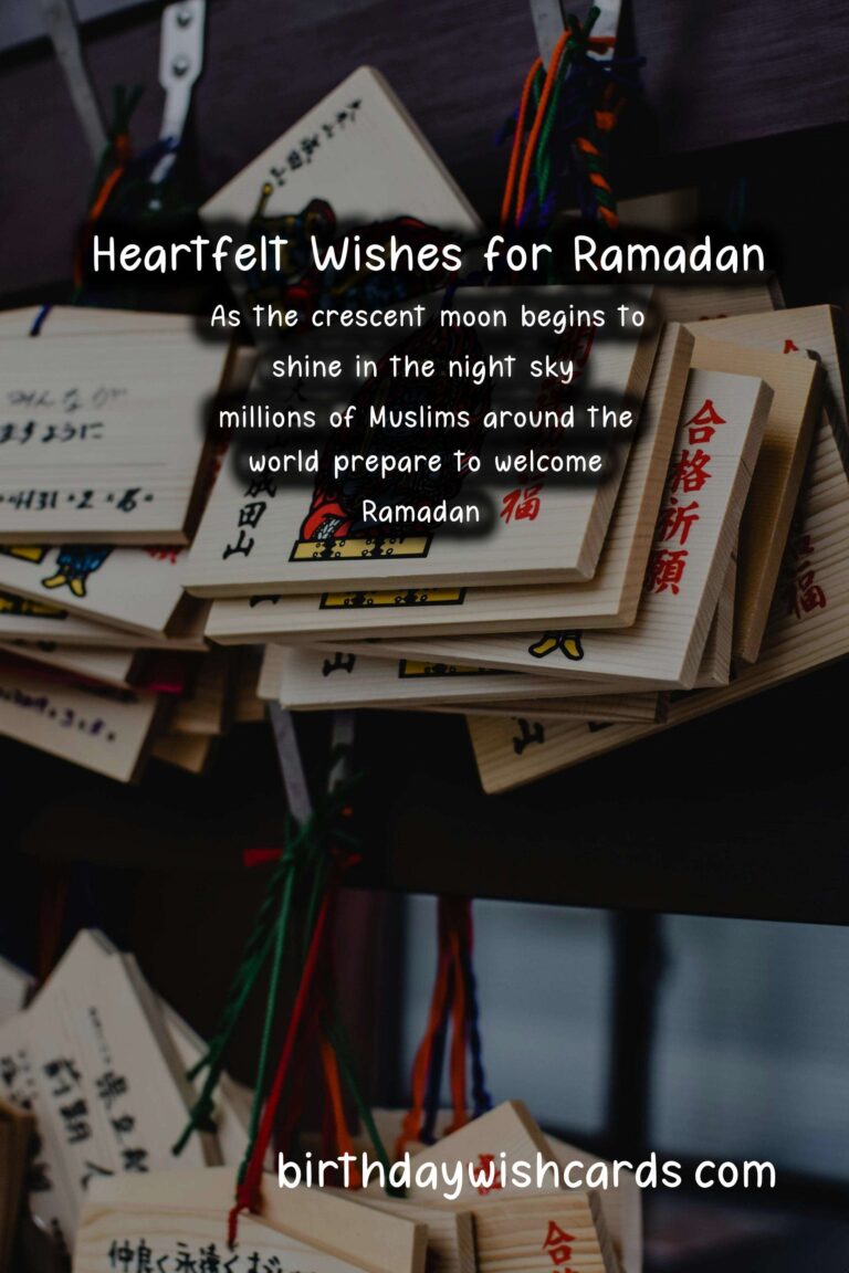 Heartfelt Wishes for Ramadan: Embracing the Spirit of the Holy Month