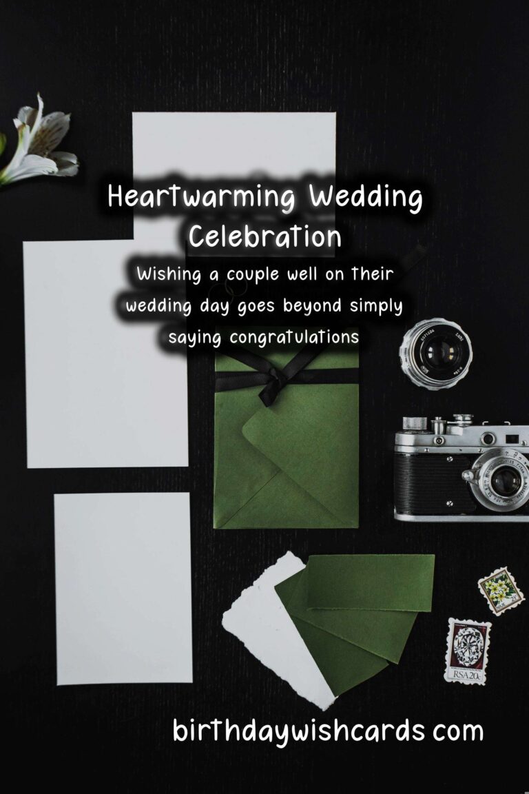 Heartfelt Wishes for a Beautiful Wedding Day