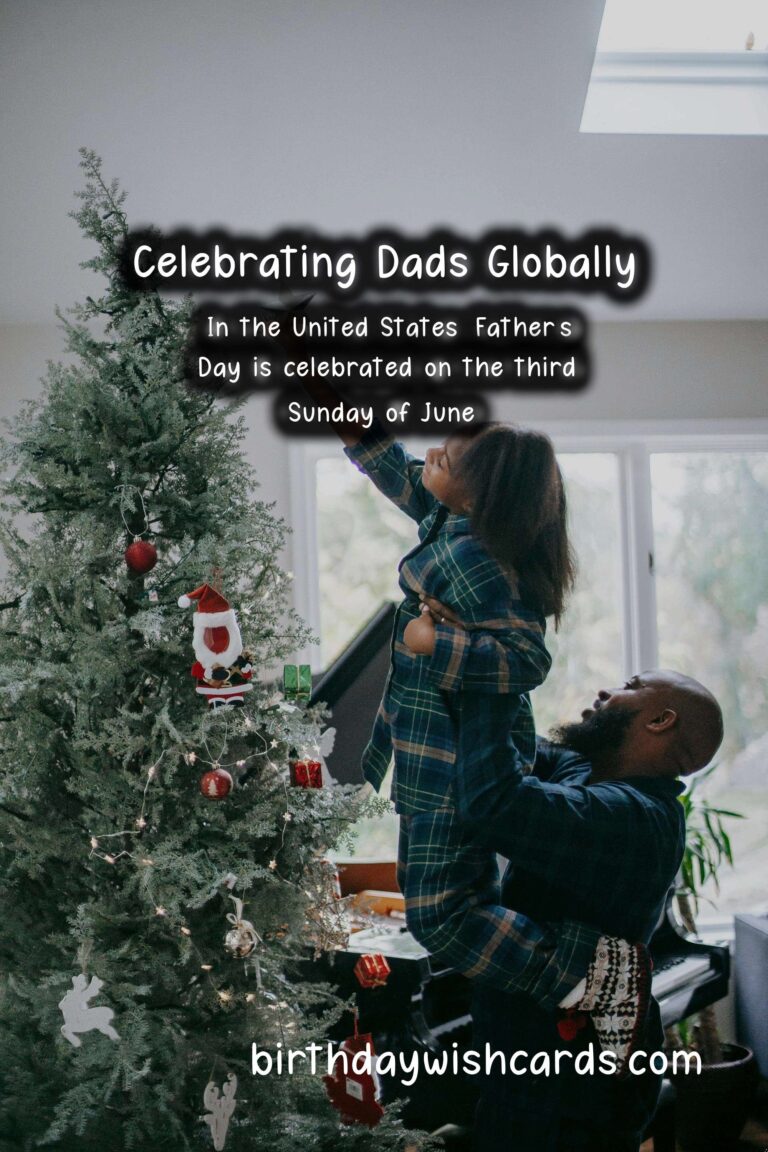 How Dad is Celebrated Around the World