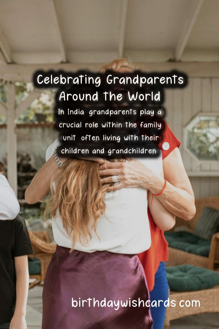 How Grandparents Are Celebrated Around the World