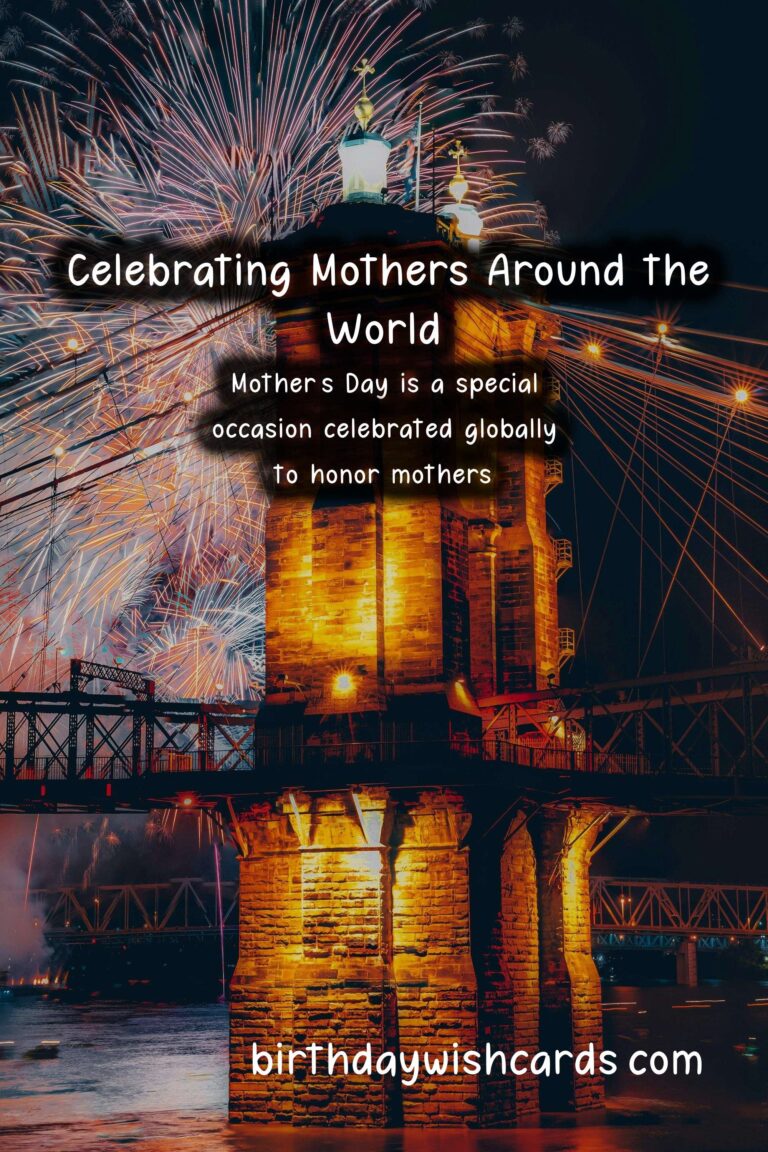 How Mother’s Day is Celebrated Around the World