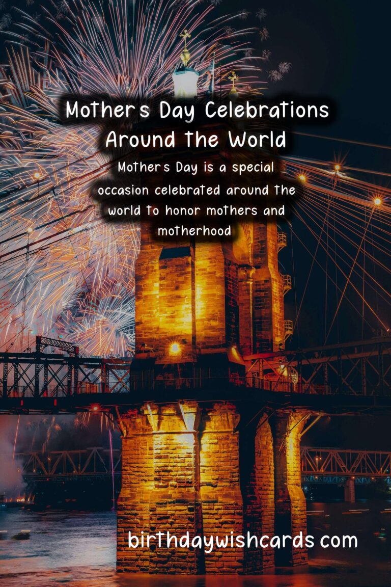 How Mother’s Day is Observed in Various Countries