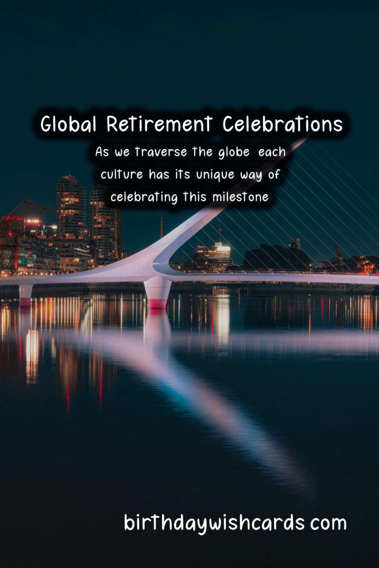 How Retirement is Celebrated Around the World