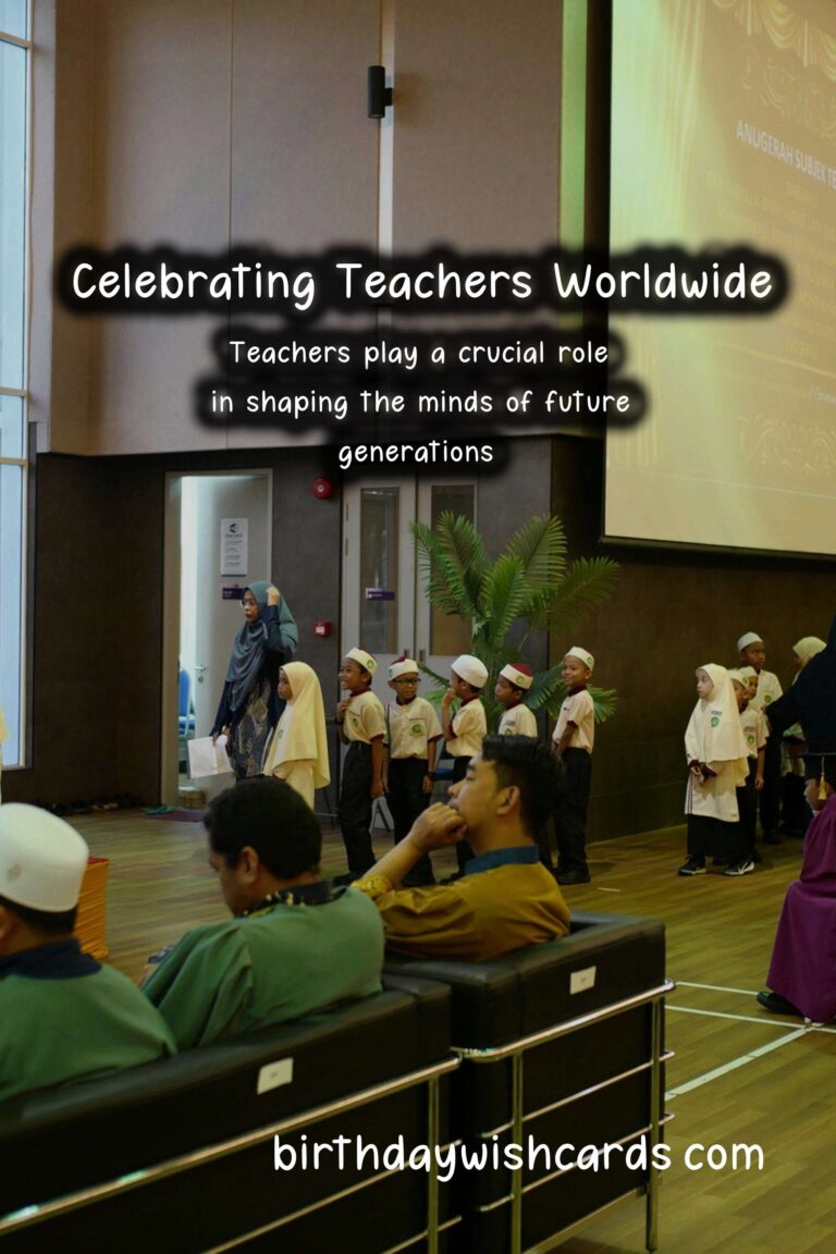 How Teachers Are Celebrated Around the World