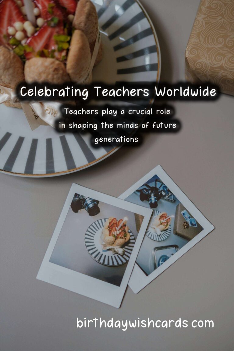 How Teachers Are Celebrated Around the World