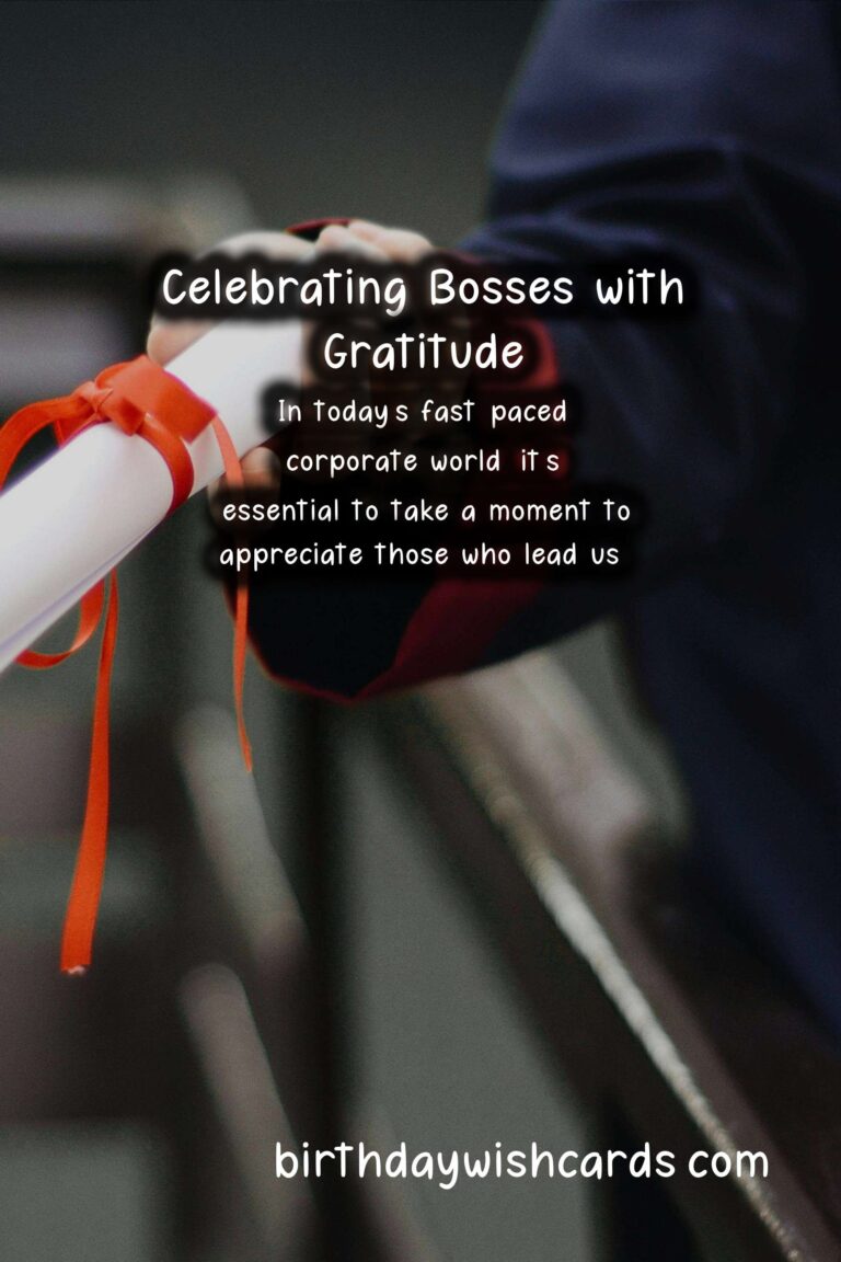 How to Celebrate Bosses the Traditional Way