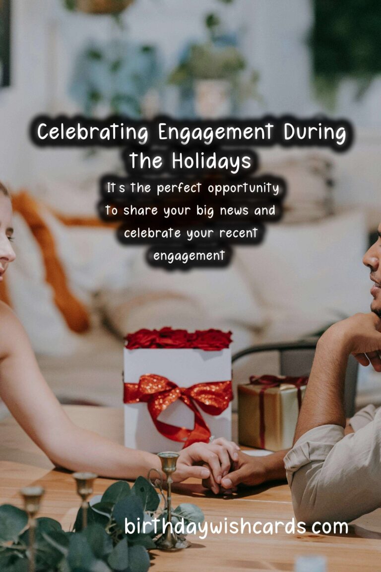 How to Celebrate Engagement During the Holidays