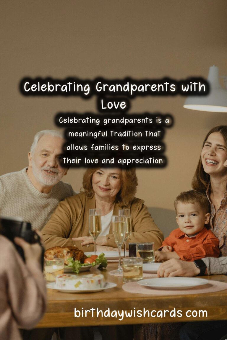 How to Celebrate Grandparents the Traditional Way