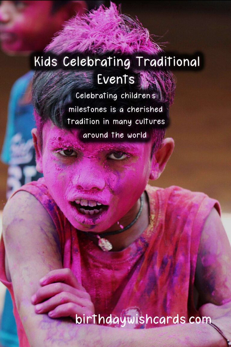 How to Celebrate Kids the Traditional Way