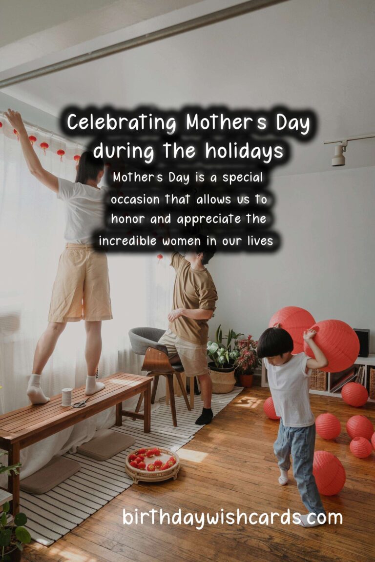 How to Celebrate Mother's Day During the Holidays