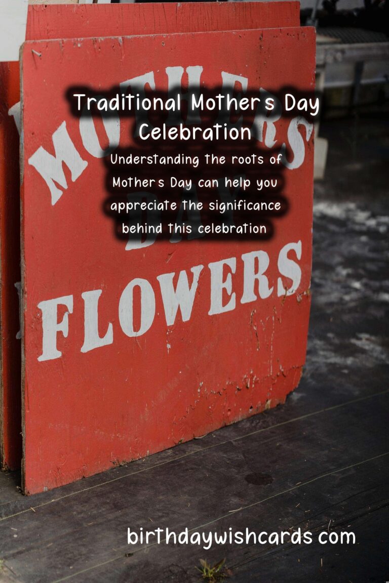 How to Celebrate Mother’s Day the Traditional Way