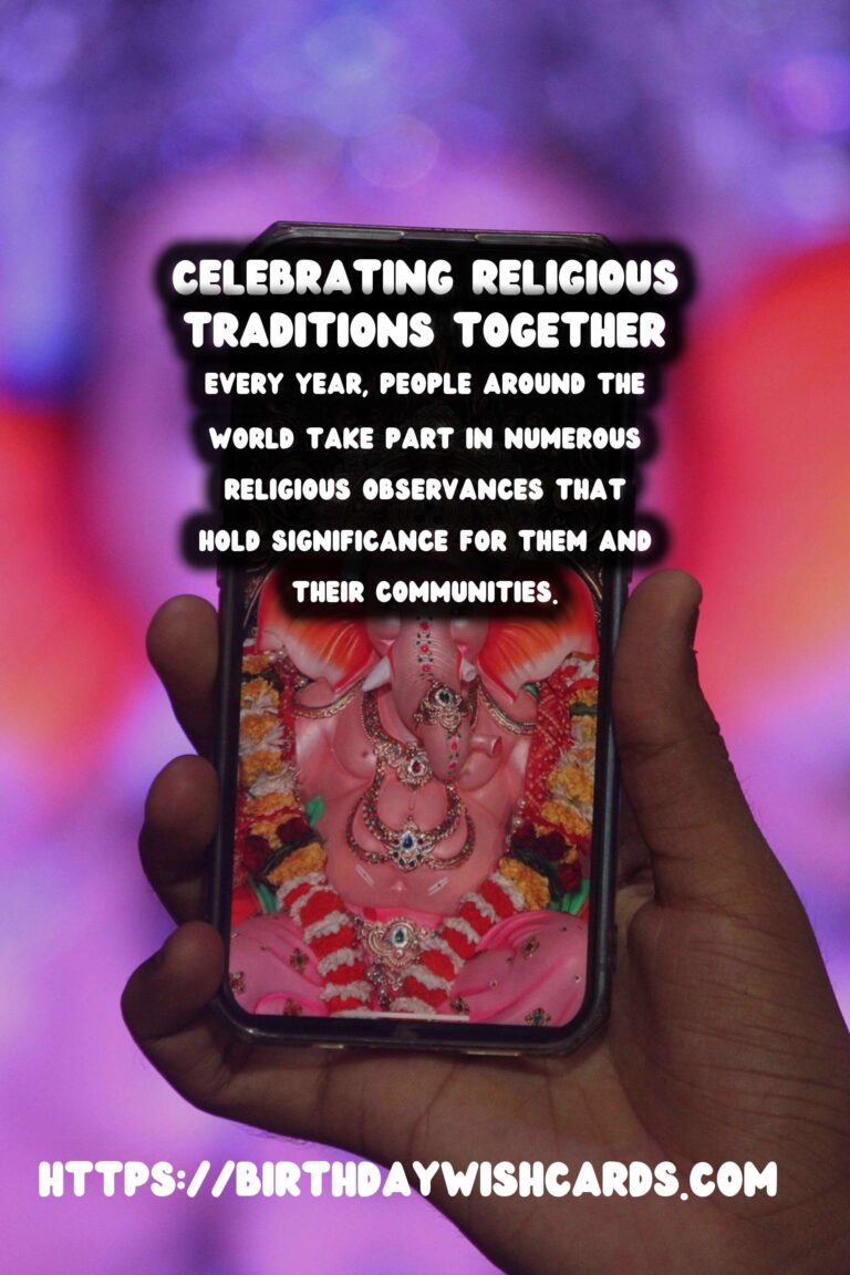 How to Celebrate Religious Observance: Planning to Try This Year