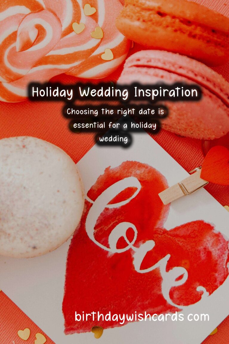 How to Celebrate Your Wedding During the Holidays