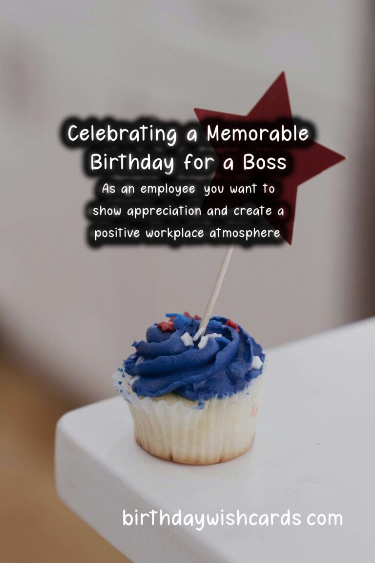 How to Celebrate a Memorable Birthday for Your Boss