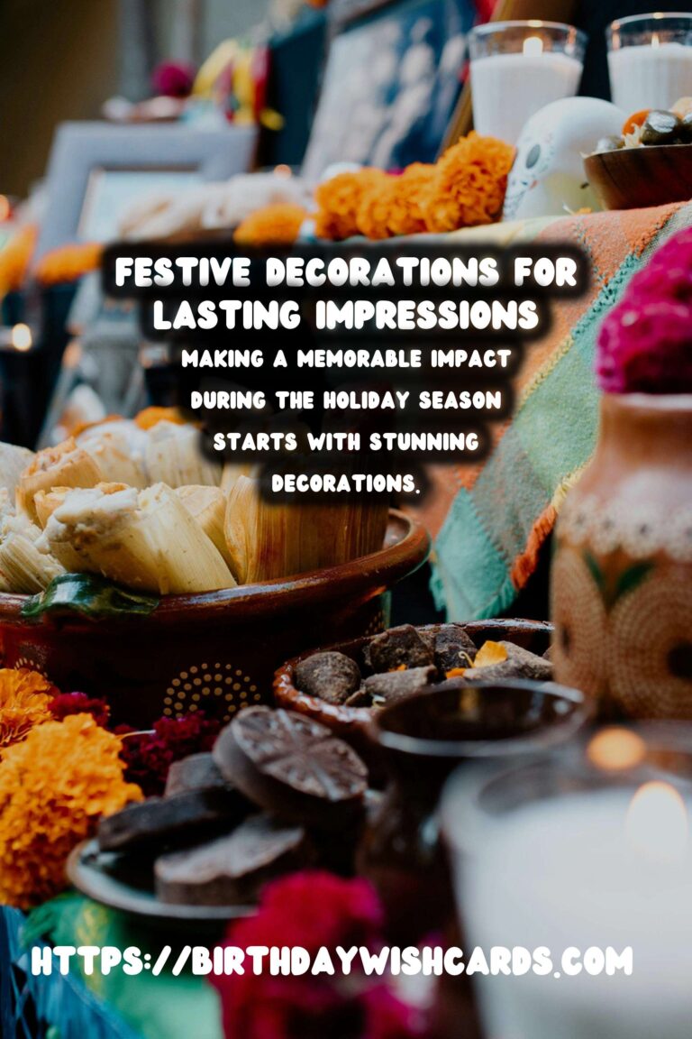 How to Craft Holiday Decoration Tips for Lasting Impressions