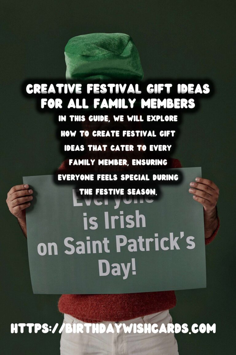 How to Create Festival Gift Ideas for the Whole Family