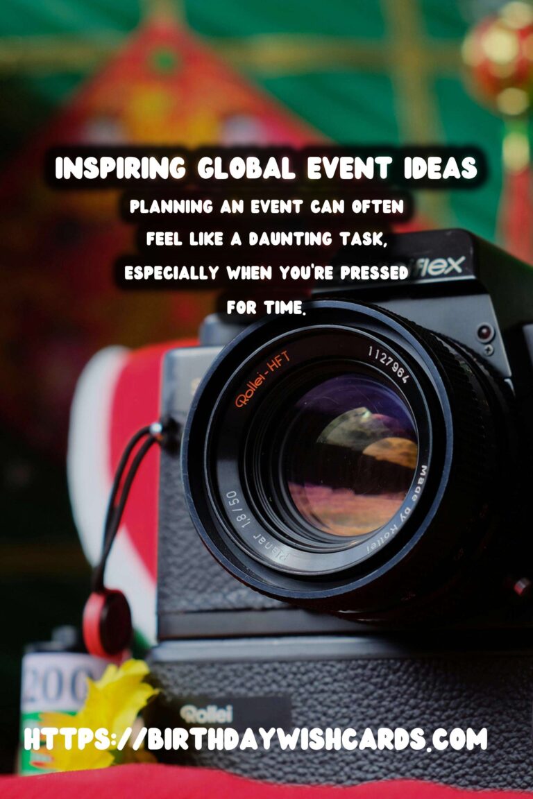 How to Create Global Event Inspiration for Last-Minute Planning