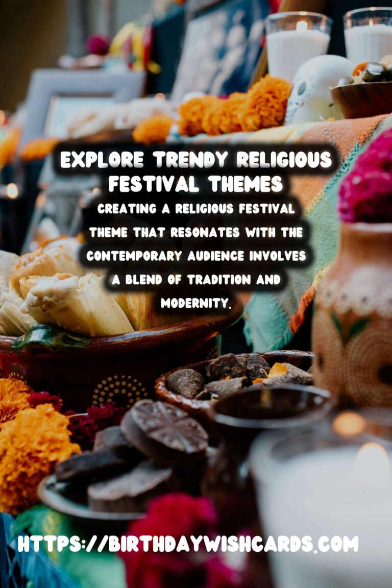 How to Create Trendy Religious Festival Themes